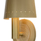 Meyda Lighting Zarzuela 8" Satin Brass Wall Sconce