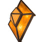 Meyda Lighting Zephyrine 24" 5-Light Antique Rust Wall Sconce With Ambra Siena Idalight & Tawnyrock Idalight Shade Glass