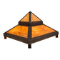 Meyda Lighting Zephyrine 24" 5-Light Antique Rust Wall Sconce With Ambra Siena Idalight & Tawnyrock Idalight Shade Glass