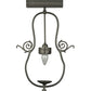 Meyda Lighting Zest 17" Timeless Bronze Pendant Light With Ruby Shade Glass