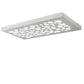 Meyda Lighting Ziggy 72" White Flush Mount Light With White Statuario Idalight Shade