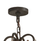 Meyda Lighting Zola 49" 12-Light 2-Tier Cajun Spice Chandelier With Clear Shade Glass
