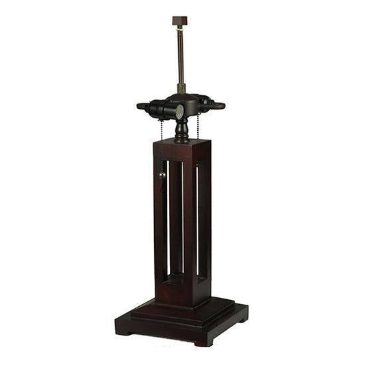 Meyda Tiffany Abilene 24" Mahogany Bronze Table Lamp Base