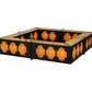 Meyda Tiffany Diablos 85" 24-Light Dark Roast Semi-flush Mount Ceiling Light With Amber Quartz Idalight Shade Glass