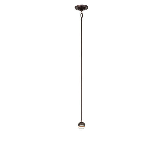 Meyda Tiffany Fishscale 11" Mahogany Bronze Pendant Light With Brown Shade Glass