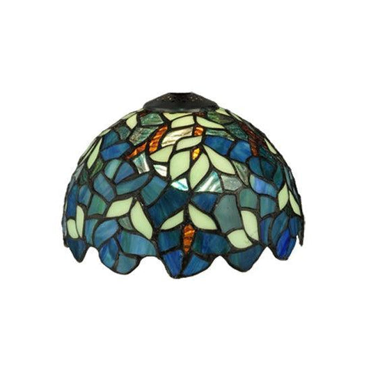 Meyda Tiffany Nightfall Wisteria 8" Green & Blue Shade for Mini Pendant