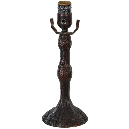 Meyda Tiffany Pompeii 9" Mahogany Bronze Table Lamp Base