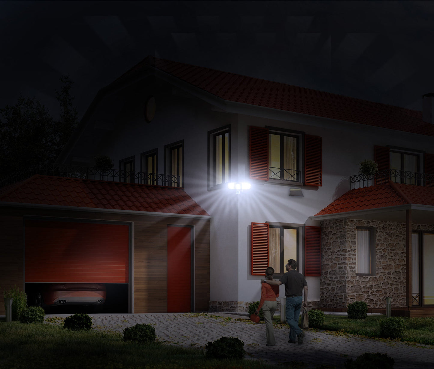 Nature Power Solar Security Light 1600