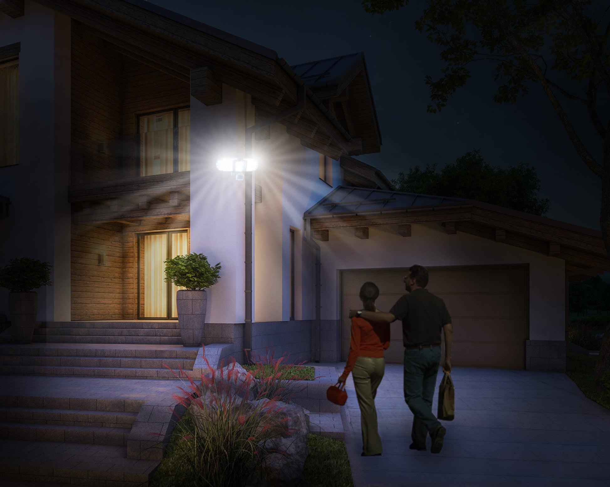Nature Power Solar Security Light 1600