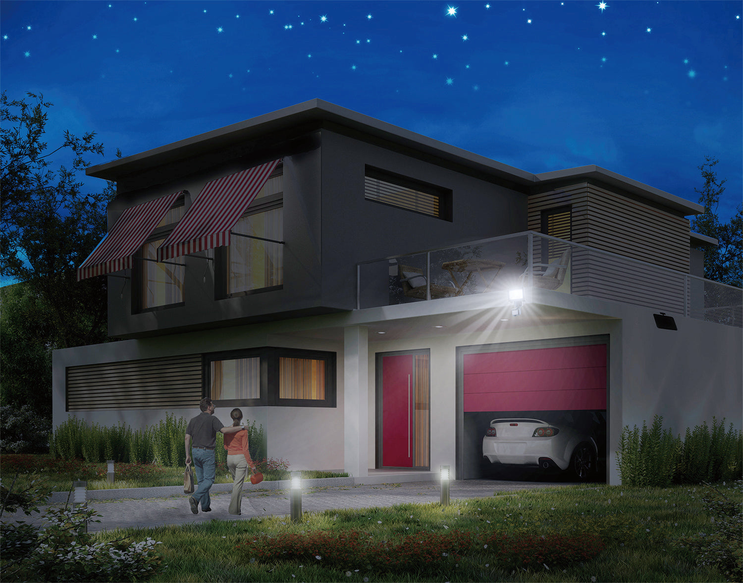 Nature Power Solar Security Light 500