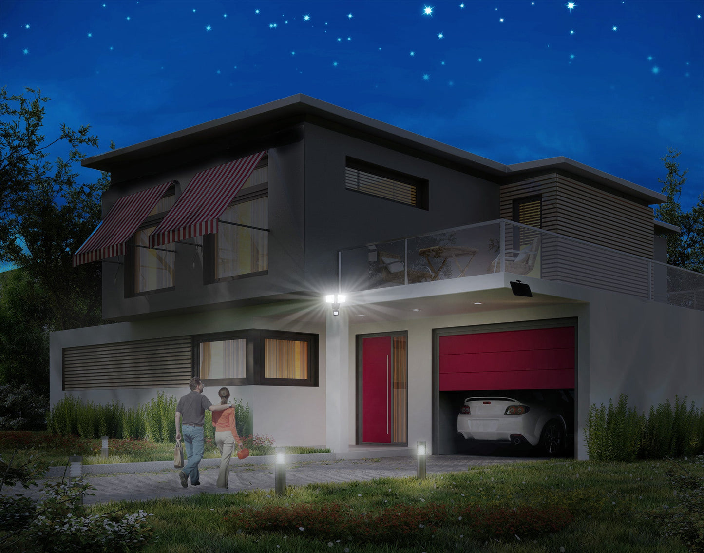 Nature Power Solar Security Light 600