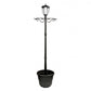 Nature Power Terrace Solar Lamp Post and Planter