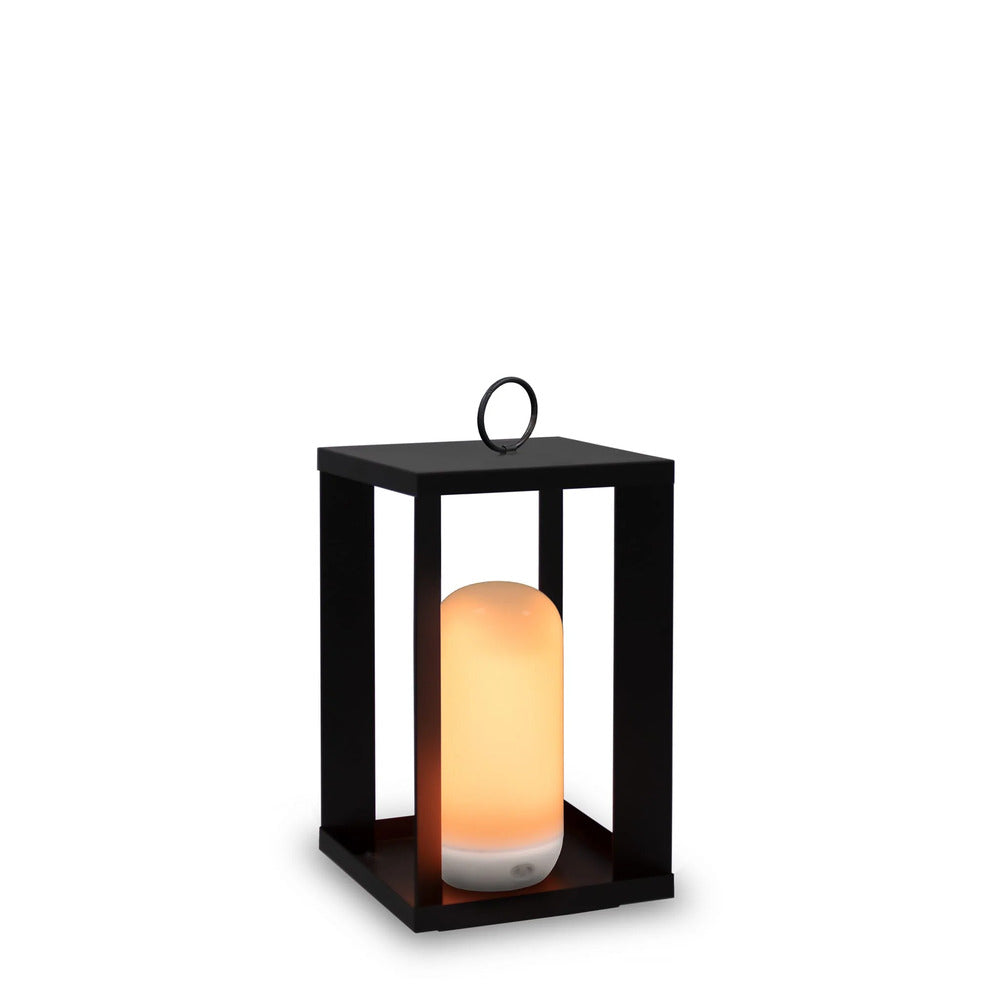 New Garden 200 Lumen Black Siroco 30 Rechargeable Outdoor Lantern