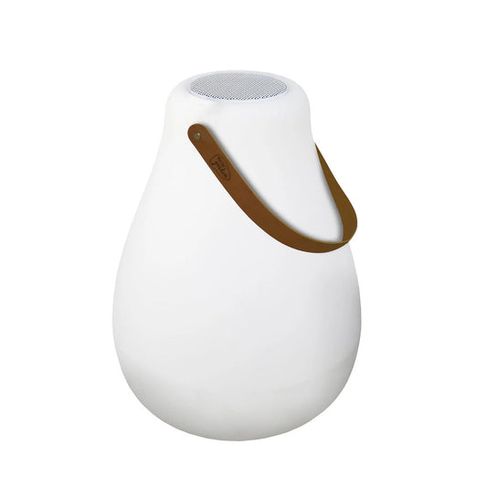 New Garden White Kurby Speaker and Table Lamp