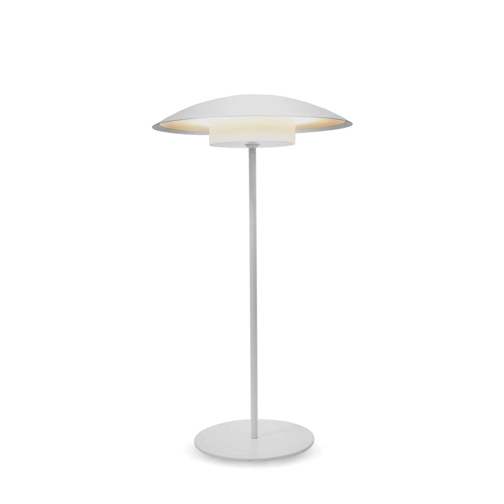 New Garden White Sardinia 40 Rechargeable Table Lamp