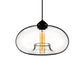 Niche Modern Aurora 12" Dimmable Incandescent Pendant Light With Clear Glass Shade