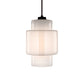 Niche Modern Axia 7" Dimmable Incandescent Pendant Light With Opaline Glass Shade