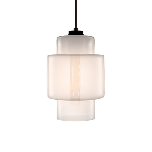 Niche Modern Axia 7" Dimmable Incandescent Pendant Light With Opaline Glass Shade