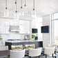 Niche Modern Bella 7" Dimmable Incandescent Pendant Light With Crystal Glass Shade