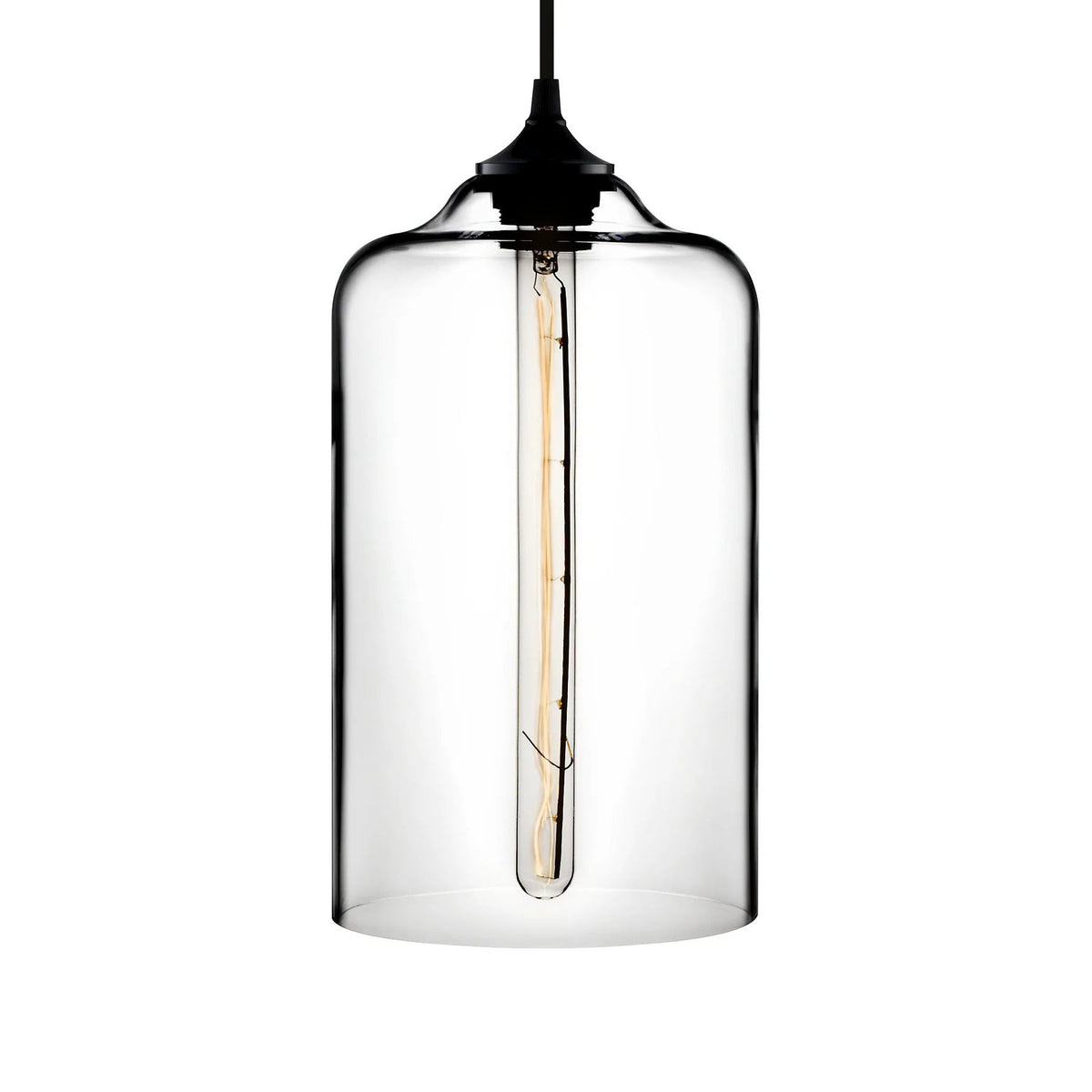 Niche Modern Bella 7" Dimmable Incandescent Pendant Light With Crystal Glass Shade