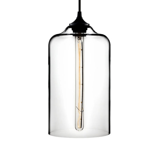 Niche Modern Bella 7" Dimmable Incandescent Pendant Light With Crystal Glass Shade