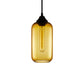 Niche Modern Helio 5" Dimmable Incandescent Pendant Light With Amber Glass Shade