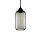 Niche Modern Helio 5" Dimmable Incandescent Pendant Light With Gray Glass Shade