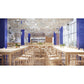 Niche Modern Helio 5" Dimmable Incandescent Pendant Light With Sapphire Glass Shade
