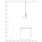 Niche Modern Helio 5" Dimmable Incandescent Pendant Light With Smoke Glass Shade