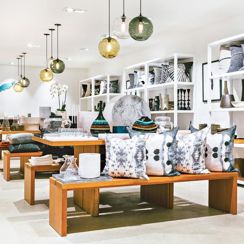 Niche Modern Solitaire 10" Dimmable LED Edison Bulb Pendant Light With Amber Glass Shade