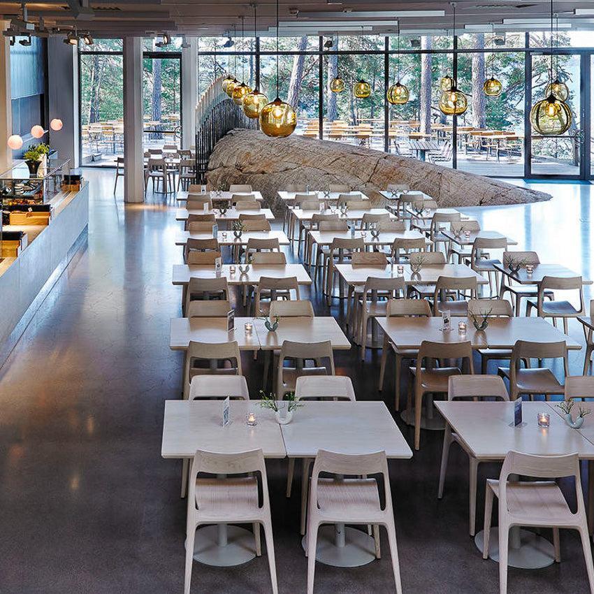 Niche Modern Solitaire 10" Dimmable LED Edison Bulb Pendant Light With Amber Glass Shade