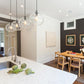 Niche Modern Solitaire 10" Dimmable LED Edison Bulb Pendant Light With Crystal Glass Shade