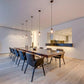 Niche Modern Solitaire 10" Dimmable LED Edison Bulb Pendant Light With Effervescent Glass Shade