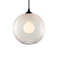 Niche Modern Solitaire 10" Dimmable LED Edison Bulb Pendant Light With Opaline Glass Shade