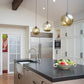 Niche Modern Solitaire 10" Dimmable LED Edison Bulb Pendant Light With Smoke Glass Shade