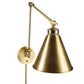 Norwell Lighting Aiden 19" x 8" 1-Light Aged Brass Moveable Swing Arm Sconce