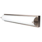 Norwell Lighting Alto 24" Brushed Nickel LED ADA Sconce With Matte Opal Glass Diffuser