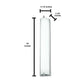 Norwell Lighting Alto 24" Chrome LED ADA Sconce With Matte Opal Glass Diffuser