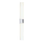 Norwell Lighting Artemis 36" 2-Light Chrome LED Vanity Sconce With Matte Opal Acrylic Diffusers