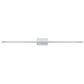 Norwell Lighting Ava 48" 1-Light Gloss White Vanity LED Sconce With Matte Opal Acrylic Diffuser