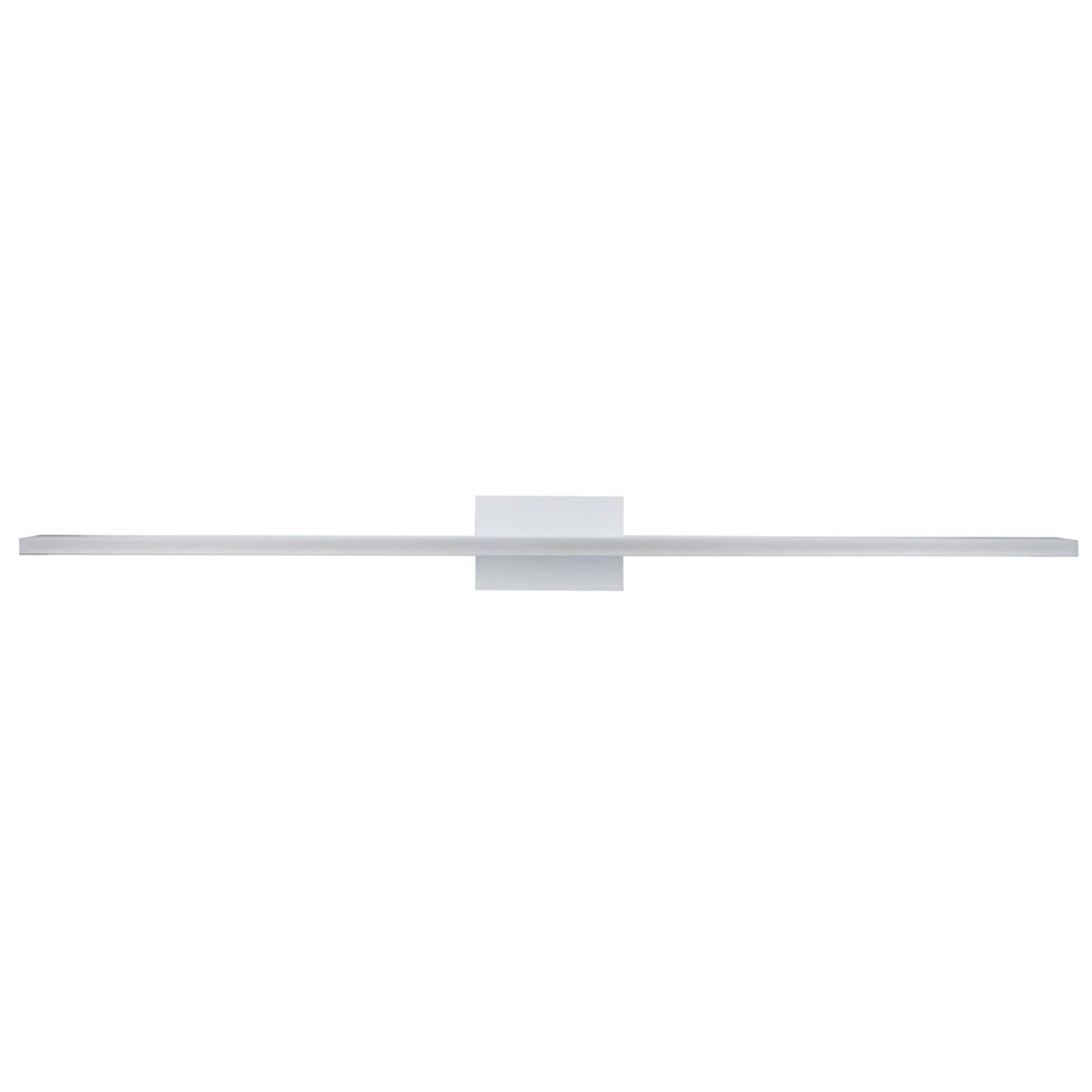 Norwell Lighting Ava 48" 1-Light Gloss White Vanity LED Sconce With Matte Opal Acrylic Diffuser