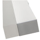 Norwell Lighting Ava 48" 1-Light Gloss White Vanity LED Sconce With Matte Opal Acrylic Diffuser