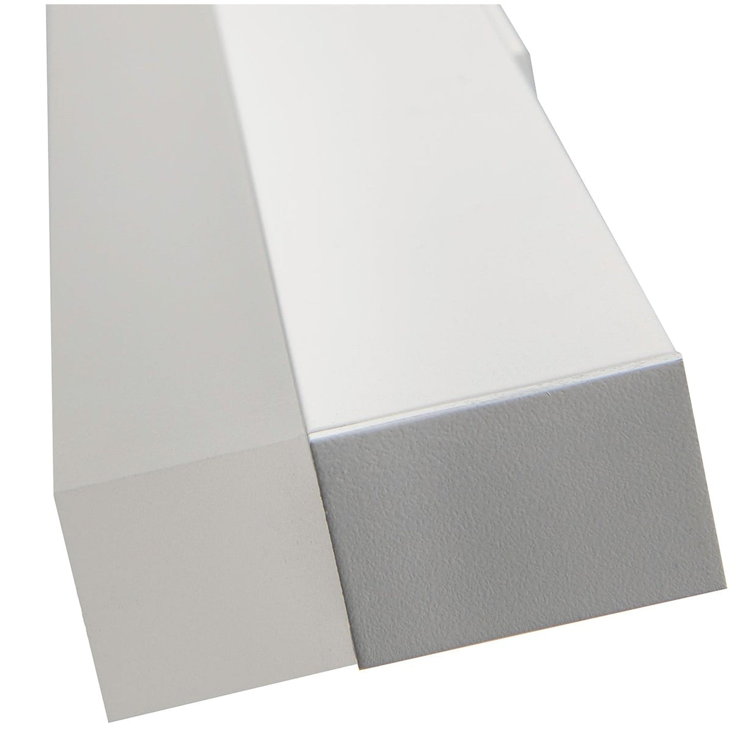 Norwell Lighting Ava 48" 1-Light Gloss White Vanity LED Sconce With Matte Opal Acrylic Diffuser