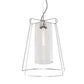 Norwell Lighting Cere 20" 1-Light Polished Nickel Pendant