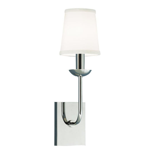Norwell Lighting Circa 4" x 4" 1-Light Polished Nickel Indoor Wall Light