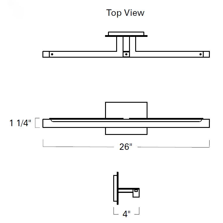 Norwell Lighting Double L 26" Linear Brushed Nickel Vanity Wall LED Sconce With Frosted Acrylic Diffuser