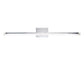 Norwell Lighting Double L 26" Linear Brushed Nickel Vanity Wall LED Sconce With Frosted Acrylic Diffuser