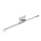 Norwell Lighting Double L 36" Linear Chrome Vanity Wall LED Sconce With Frosted Acrylic Diffuser