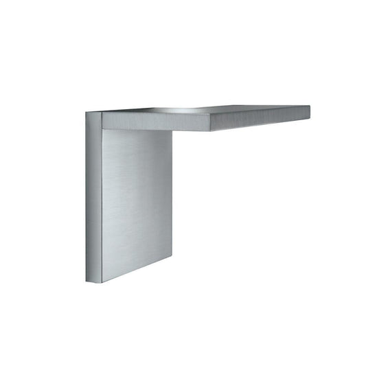 Norwell Lighting Edge 5" x 9" 1-Light Brushed Aluminum ADA Outdoor Wall Sconce LED Light With Acrylic Diffuser