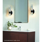 Norwell Lighting Flame 14" 2-Light Chrome Vanity Wall Sconce With Clear/Chrome Gradient Diffuser